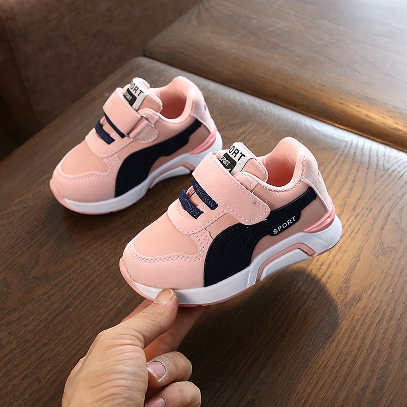 Baby Sports Shoes Boys' shoes 1-5 years old autumn girls' baby soft soled walking shoes 3 mesh shoes 2 children's shoes