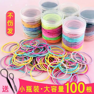 35280/儿童彩色扎头发大号皮筋女童可爱不伤发头绳发圈女孩发绳头饰发饰