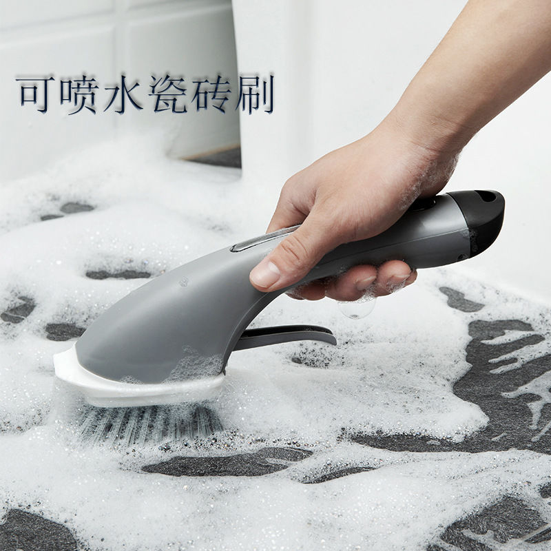 长柄瓷砖墙面刷自动加液液压厨房刷锅神器洗锅刷煤气灶清洁刷子