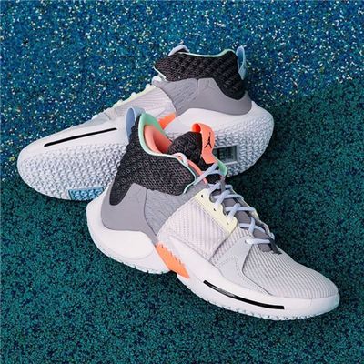 【真气垫】威少2代篮球鞋高帮男女鞋首发粉色耐磨防滑实战篮球鞋