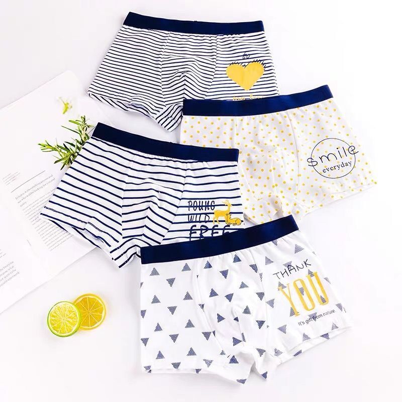 Cotton boy's underwear boxer pants baby middle-sized children's little girl's triangle Boxer Shorts children's underwear women's underpants