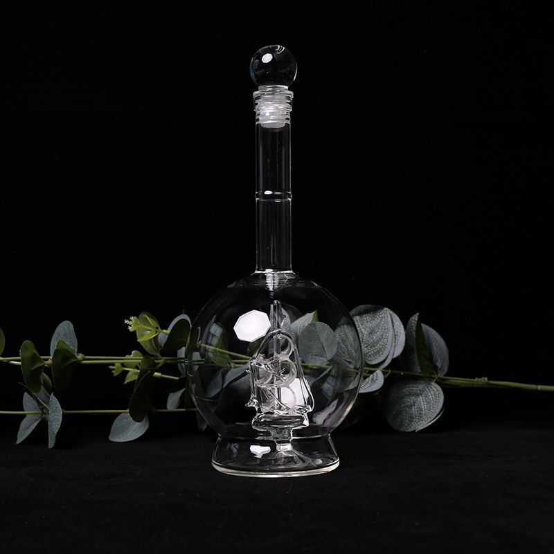 新款一斤装玻璃酒瓶一帆风顺酒瓶高硼硅白酒瓶高档海马玛卡泡酒瓶