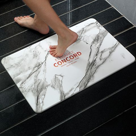 Diatomite water absorbent foot pad household bathroom door mat carpet toilet diatomite quick drying floor mat