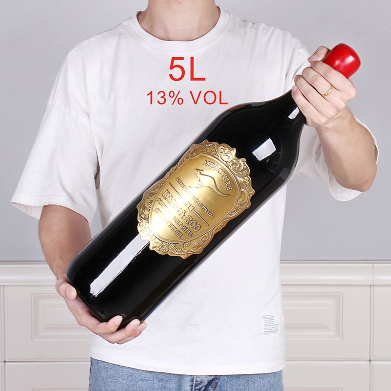 18升超大瓶红酒图片