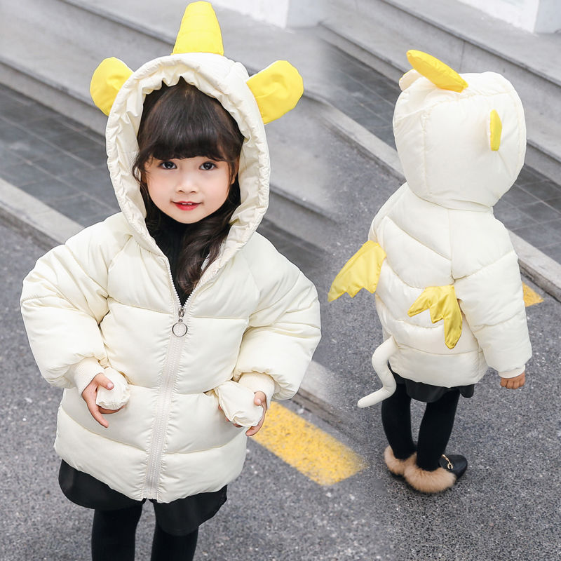 女寶寶加厚棉服冬季2023新款童裝嬰幼兒冬裝外套女童洋氣保暖棉衣