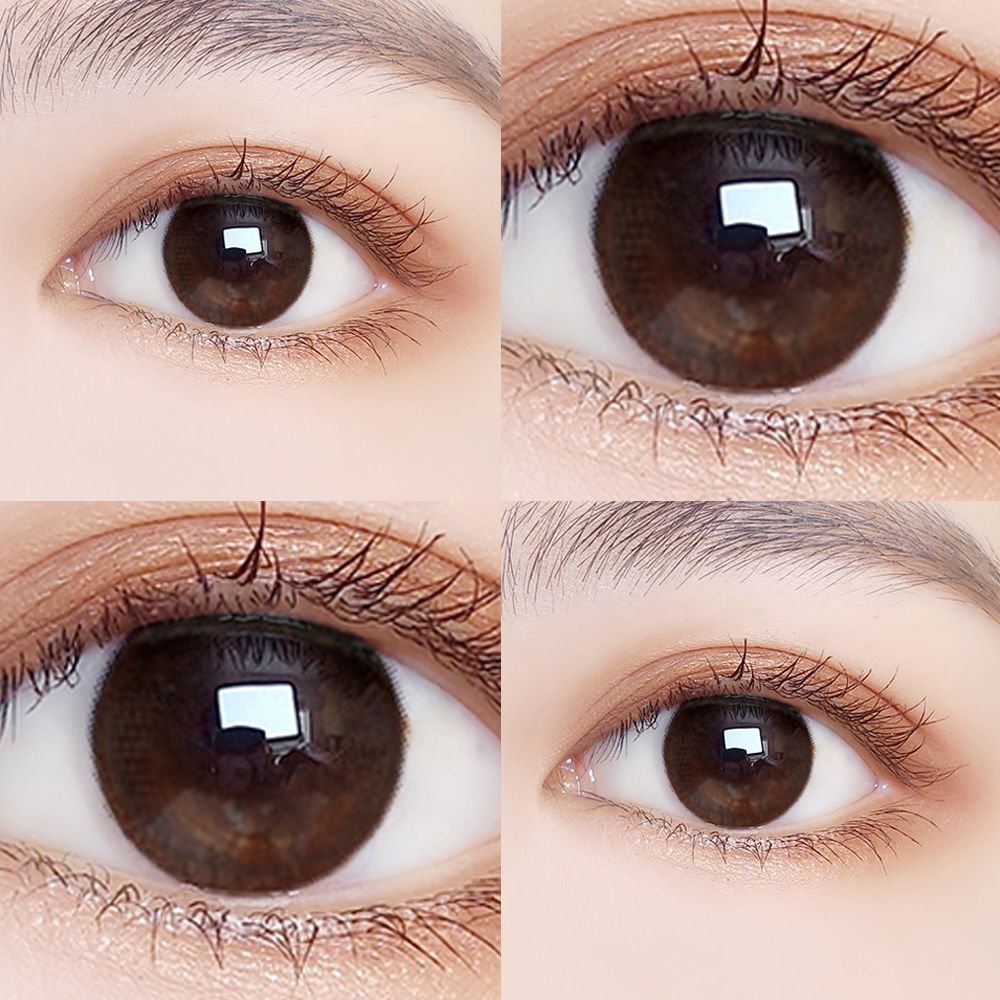 10片装韩国geo美瞳日抛自然可爱学生小直径硅水凝胶彩色隐形眼镜