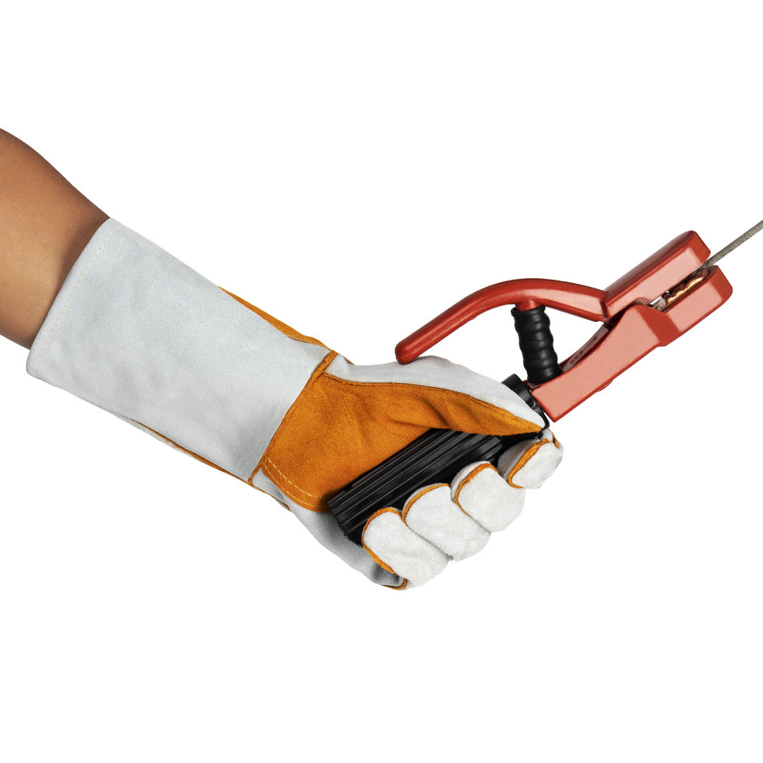 焊途 电焊手套防烫柔软长款焊工牛皮耐磨隔热耐高温防护手套
