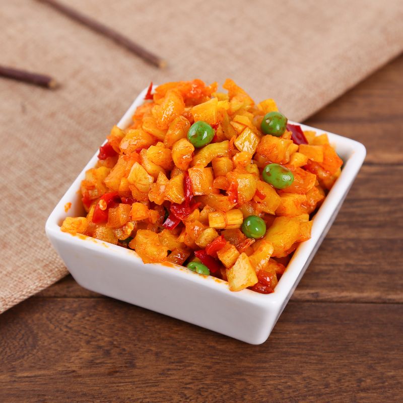 味遇红油萝卜丁六位鲜10斤整箱散装小咸菜酱菜萝卜干下饭菜香辣脆