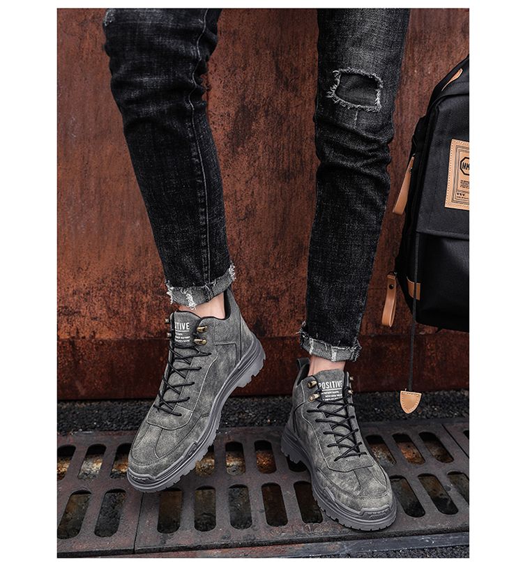 Warm Work Boots For Men Velvet Lined Winter Shoes Cold Resistant_voghion.com