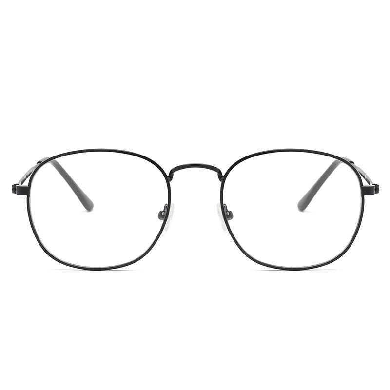 Anti blue flat glasses retro myopia glasses Korean anti radiation flat glasses for men and women student net red goggles