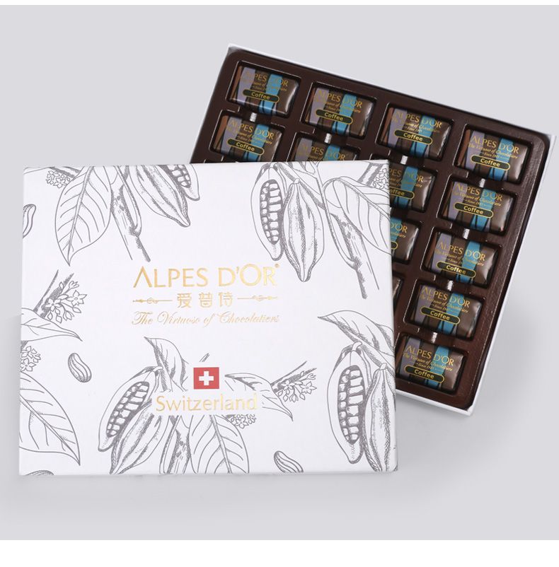 瑞士进口黑巧克力礼盒零食糖果便宜纯可可脂74%醇黑苦巧克力块80g