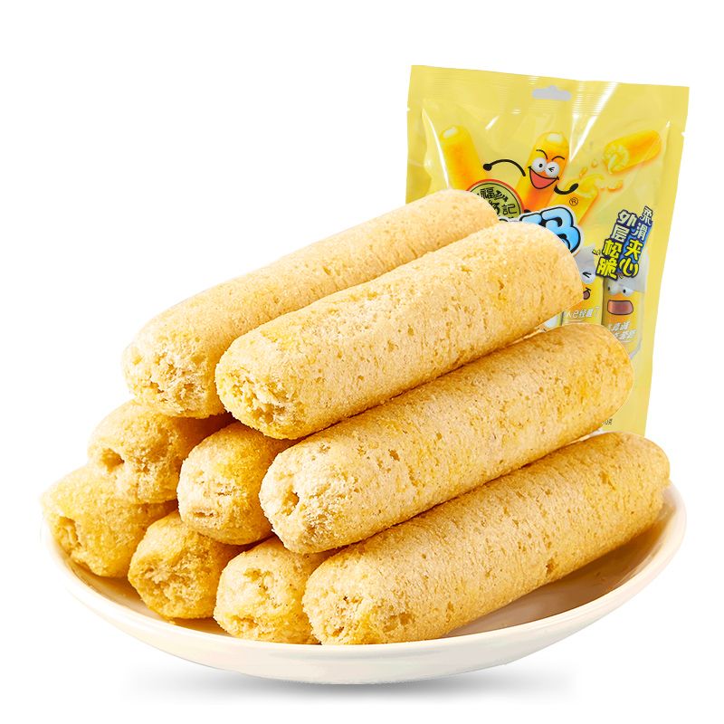 徐福记米格玛夹心米果棒卷休闲糙米卷小吃零食休闲食品500g