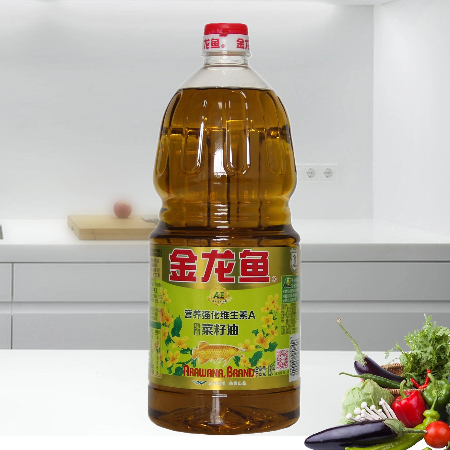 8l金龙鱼ae纯香菜籽油维a营养强化食用油小瓶正宗菜油家用