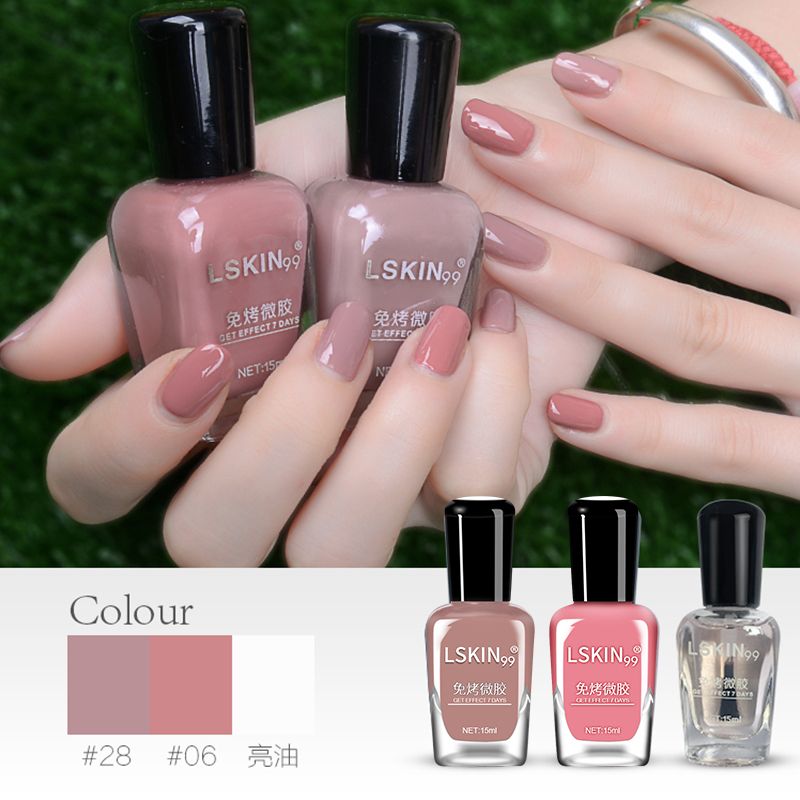 Nail polish, durable, waterproof, non drying, nail free, manicure, nail, sticker, red book, red, recommended color.