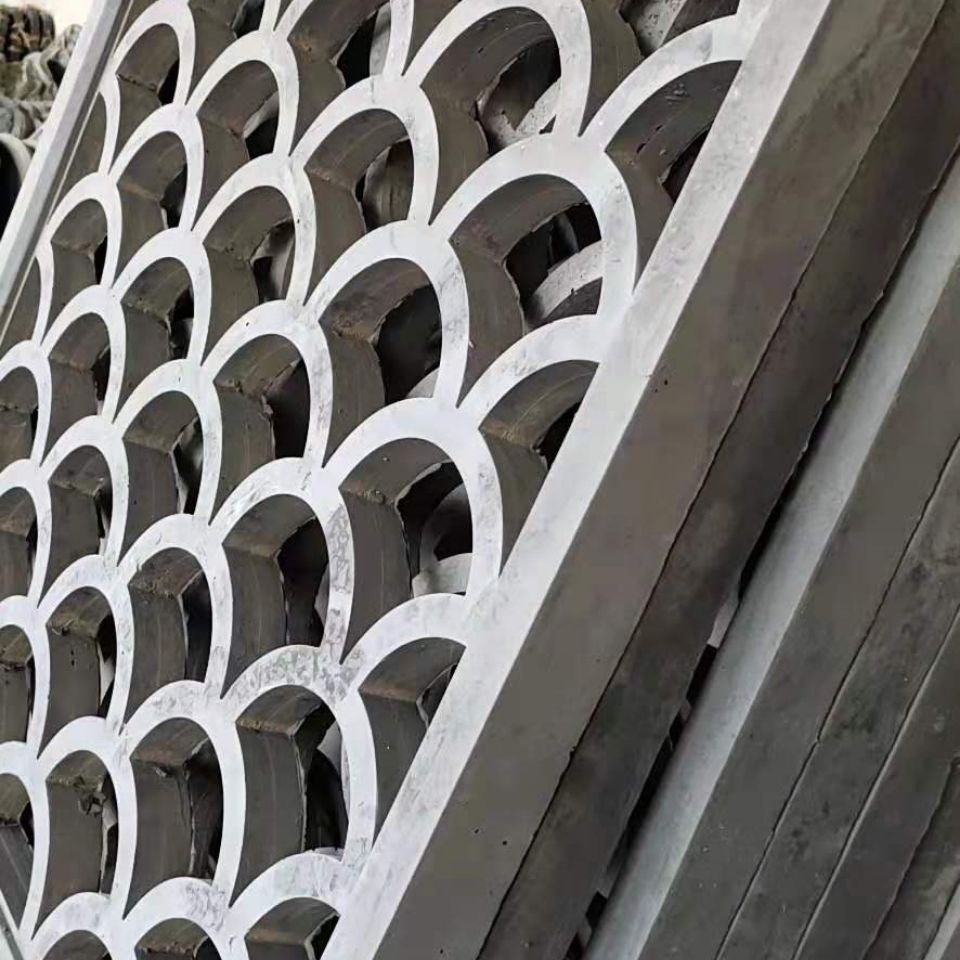 方形围墙镂空四合院院墙古建窗花砖雕