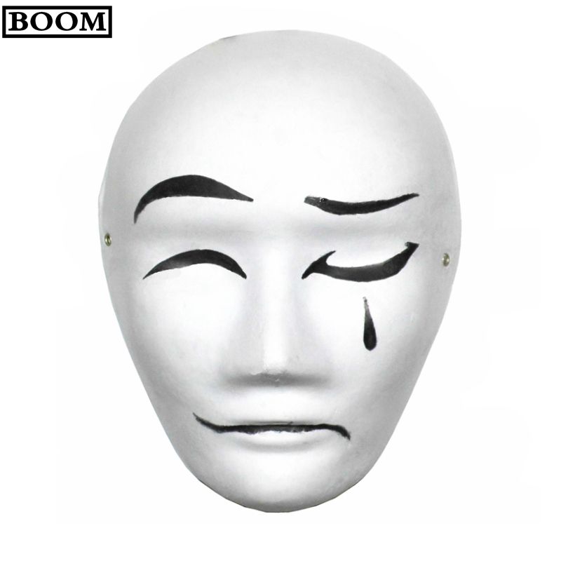 天官赐福白无相cos道具面具谢玲白衣祸世面具 哭笑面具 悲喜面具【3月