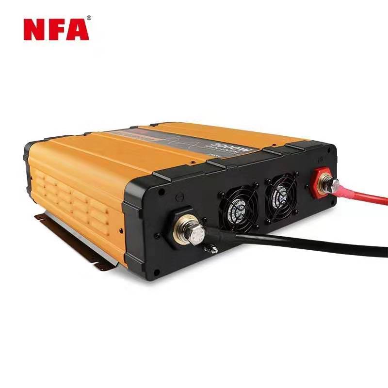 nfa纽福克斯车载逆变器纯正弦波12v24v大功率3000w房车7558n7558v