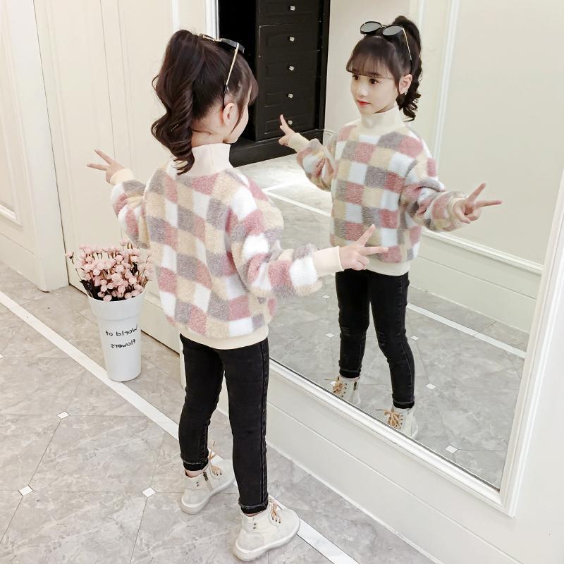 New baby's cotton padded sweater winter clothes 2020 children's warm boy and girl's top with cotton and thickening