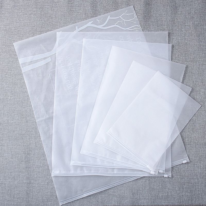 Travel storage bag waterproof transparent clothing underwear sub packing finishing sealed bag household packing bag