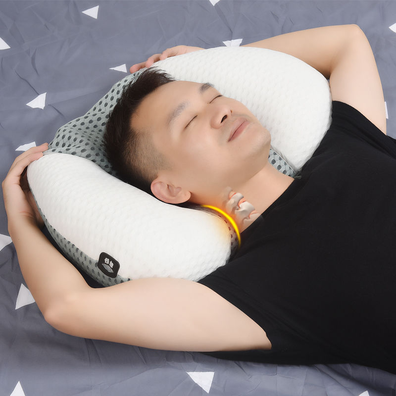 外观专利设计，边睡觉边按摩：颈友 电动充气颈椎修复按摩枕