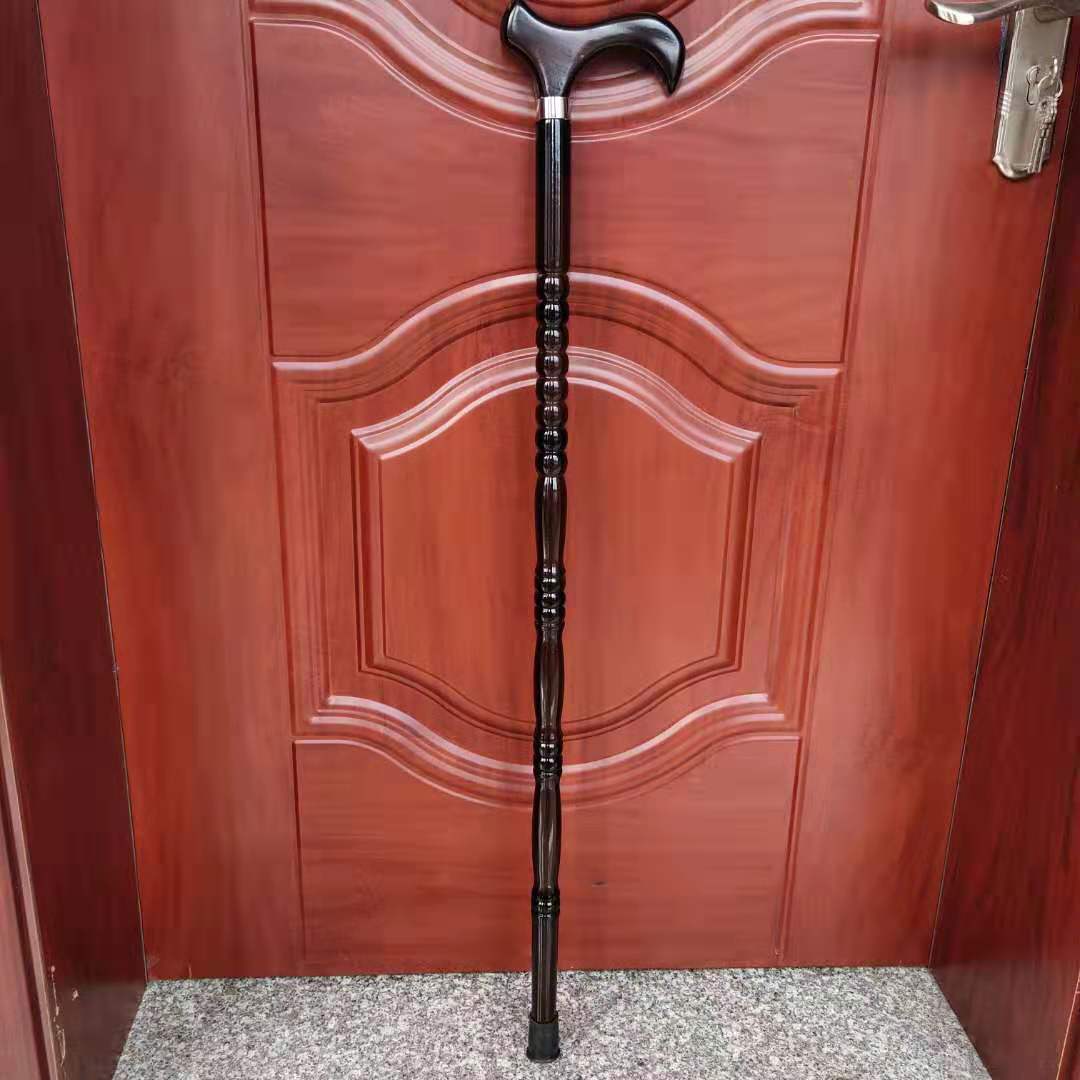拐棍木制拐杖老人实木拐杖老人防滑多功能红木老年人助行鸡翅木