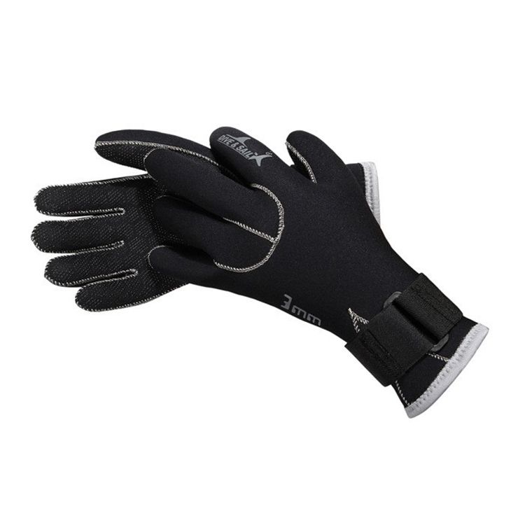 Genuine 3mm diving gloves, winter swimming gloves, socks, non-slip warm foot covers, neoprene material rescue supplies