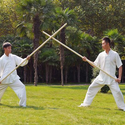 齐眉竞赛齐眉棍棍白蜡棍少林杆木棍棍武术练武短棍长鞭杆棍棍子太