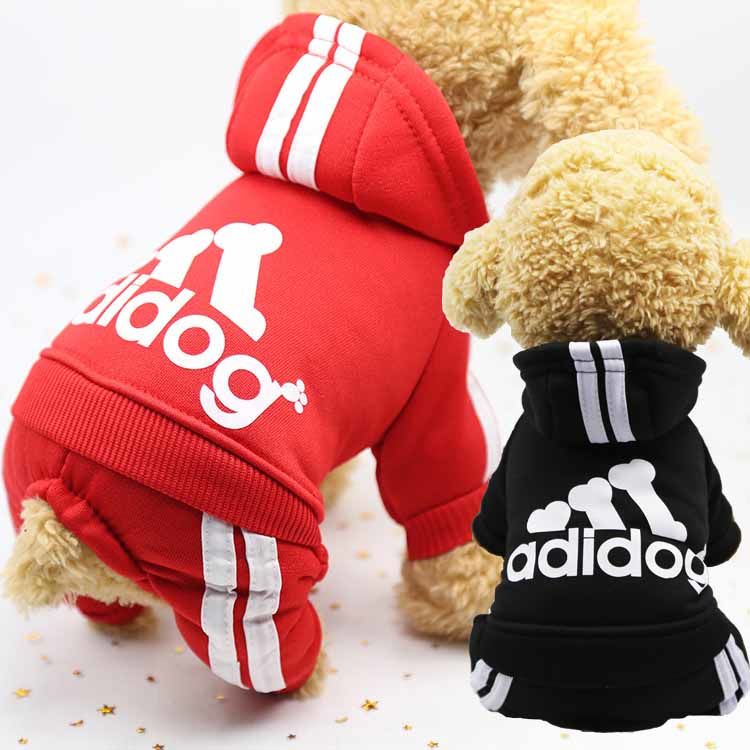 Dog clothes sports fashion brand cat clothes pet clothes autumn and winter two legged clothes