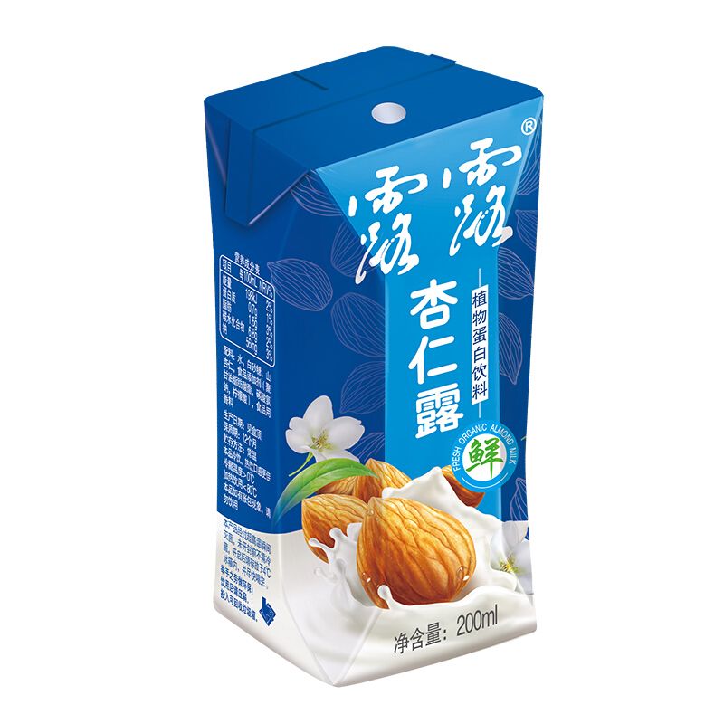 【正品官方店】露露 杏仁露 植物蛋白饮料利乐盒装 200ml*12整箱