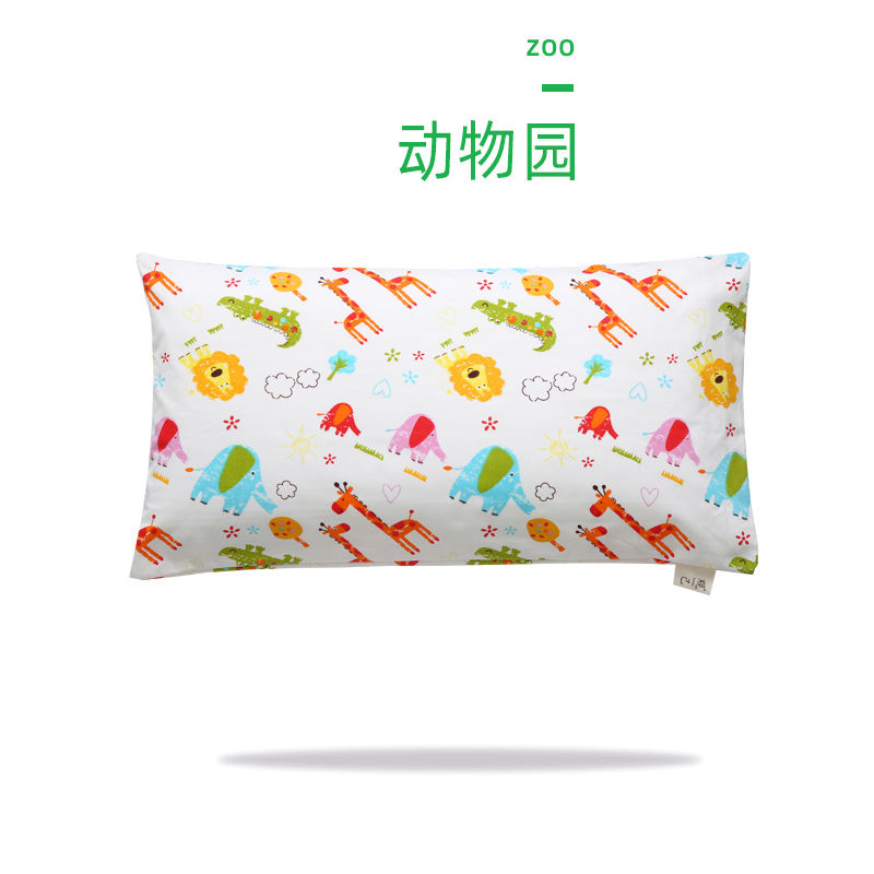 Cotton baby pillow pure cotton baby pillow core all cotton breathable sweat absorbing pillow newborn 0-1-2-6 years old