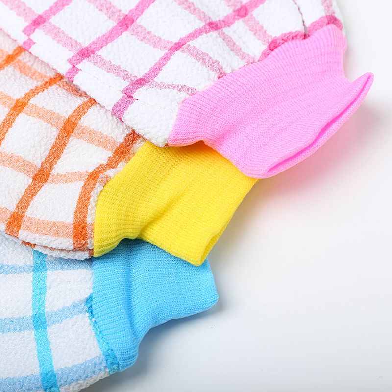 Bath towel strong rubbing mud decontamination adult double-sided back rubbing gloves Korean rub-free household bath towel scrub artifact