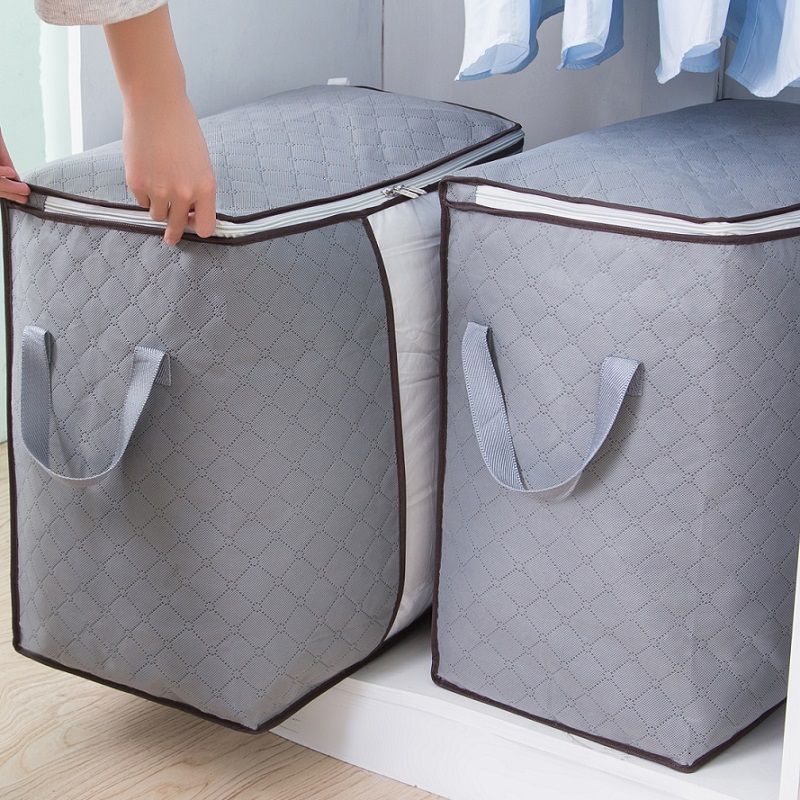 Quilts storage bag large size clothes packing portable household bedding bag clothes moving luggage