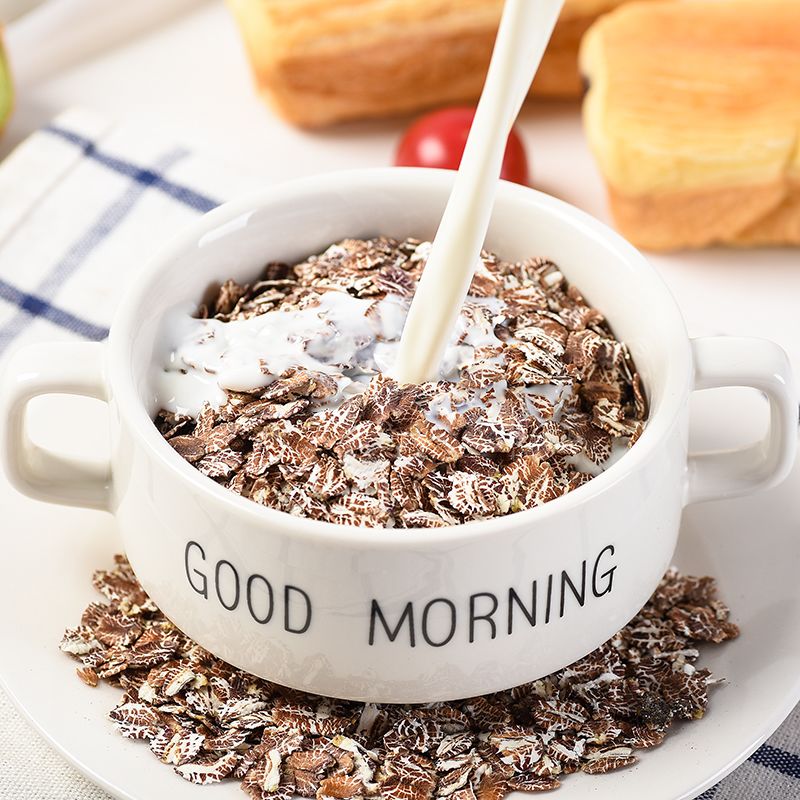 酸奶大果粒麦片干吃麦片黑麦片即食早餐懒人食品速食代餐