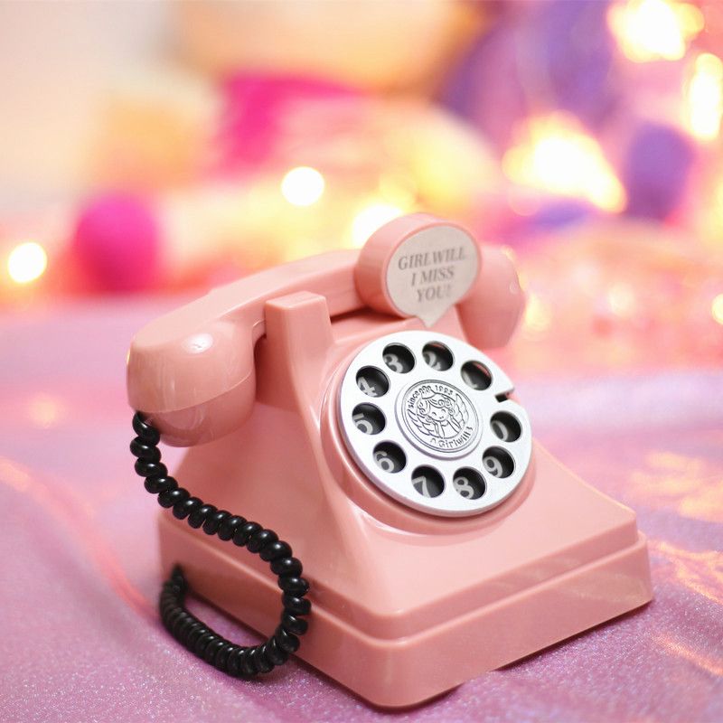 Korean ins girl pink phone children's photography props bank room photo props display gifts