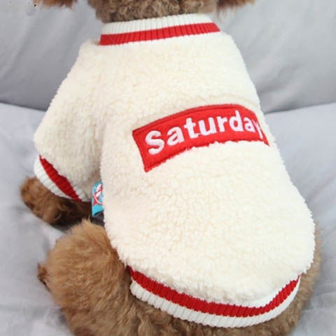 Pet clothes dog cat clothes small dog thickened teddy bear Bomei spring and autumn velvet sweater