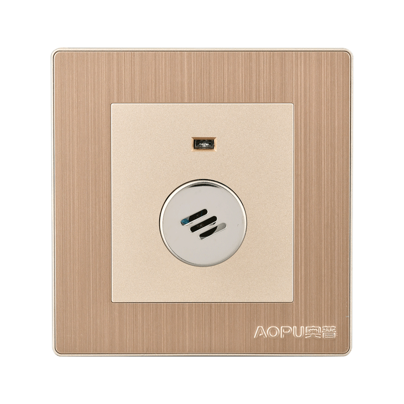 奥普86型声光控开关面板楼道节能感应开关暗装led白炽节能灯可用