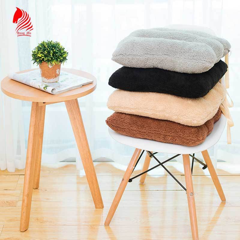Chair cushion soft student classroom thick bottom cushion dormitory cushion cushion chair cushion winter Plush dining chair warm