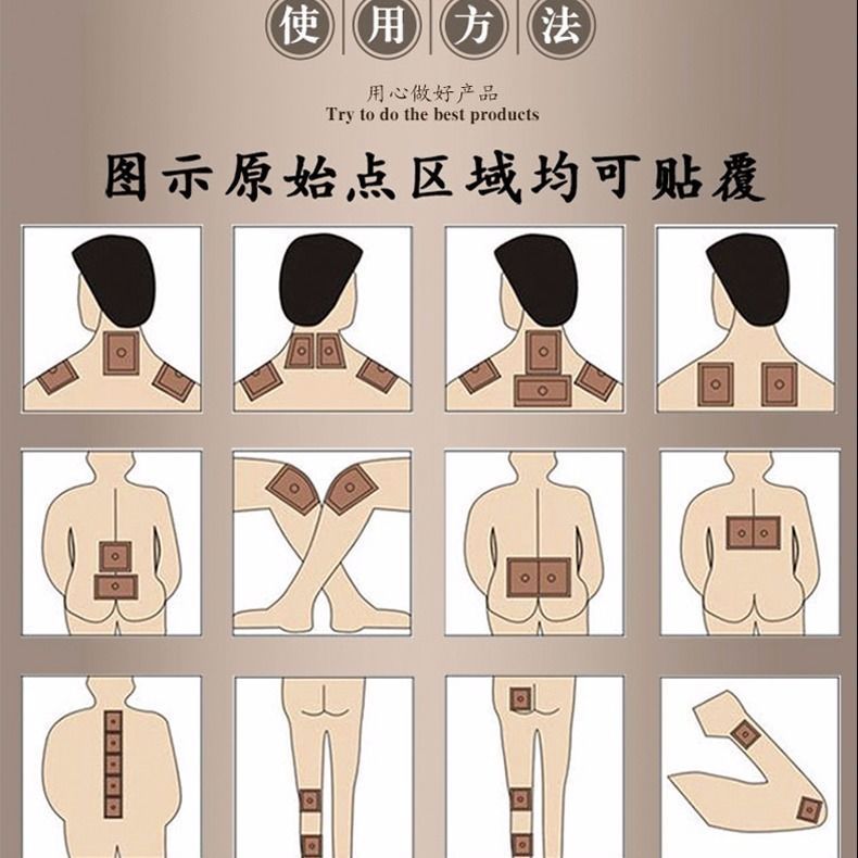 100貼萬痛筋骨貼腰腿膏藥貼關節疼痛專用頸椎病肩周炎腰間盤突出