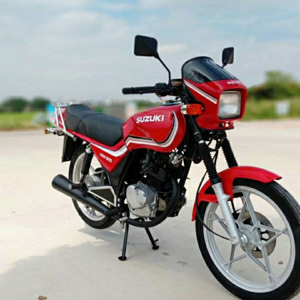 原装正品铃木王刀仔 排量125cc 跨骑助力车挂档摩托车 燃油跨骑车