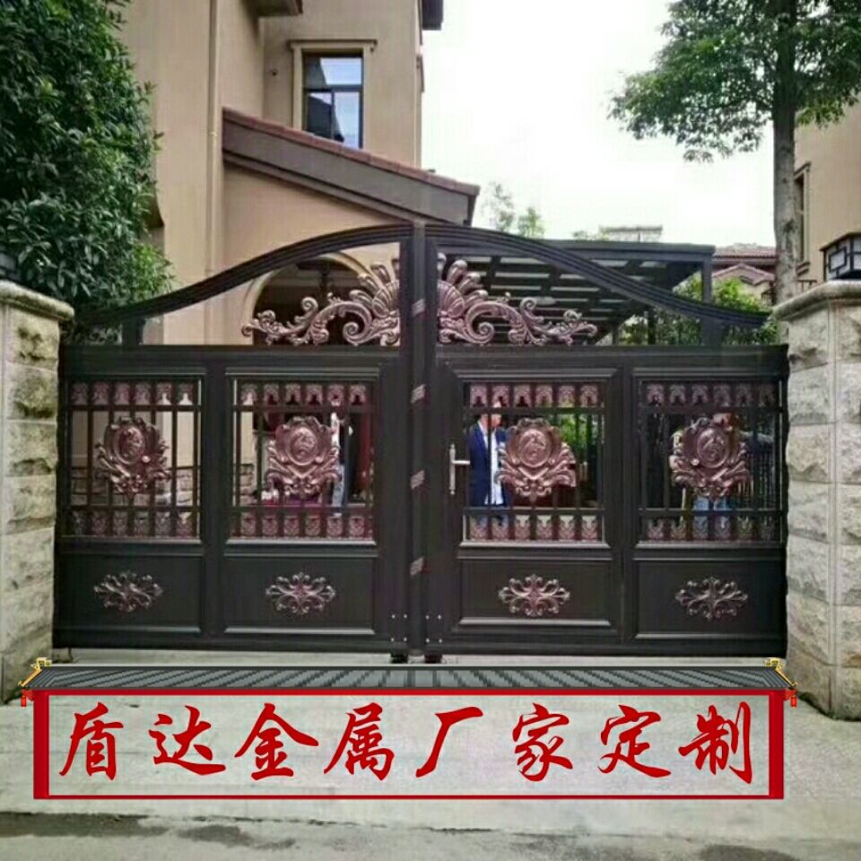 铝艺大门铝合金大门庭院别墅大门围墙大门庭院别墅园栏杆