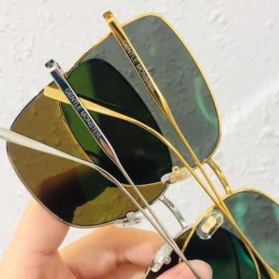 2020新款gm墨镜bling方框女太阳镜男大脸显小网红韩版潮明星同款