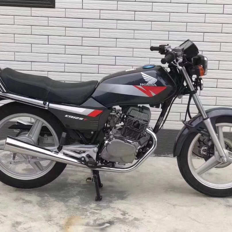 二手原装本田王125cc双缸双化油摩托车男装车代步拉货车