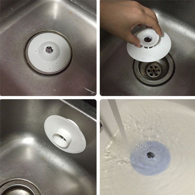 下水道地漏盖防臭盖水池塞子卫生间堵水塞地漏防臭器洗手盆漏水塞