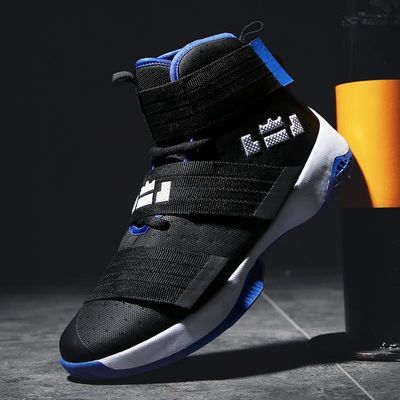 2020新款春季詹姆斯士兵13代篮球鞋湖人使节精英战士男高帮战靴鞋