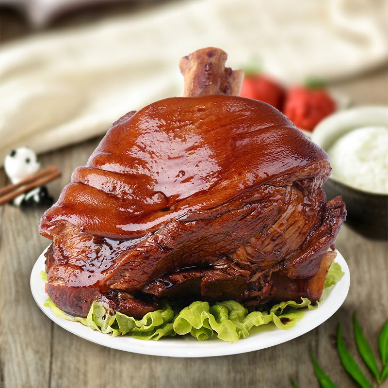 上海美食老杜猪蹄肘子蹄髈卤味熟食猪手猪肉类美食小吃即食下酒菜