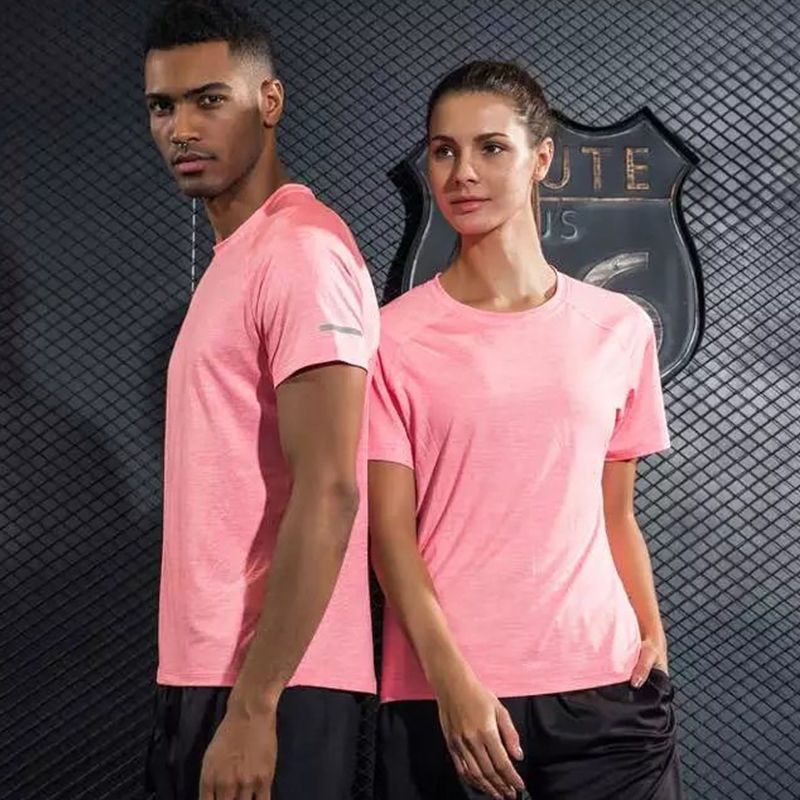 健身短袖男夏季篮球跑步训练速干衣服弹力吸汗透气运动T恤可定制