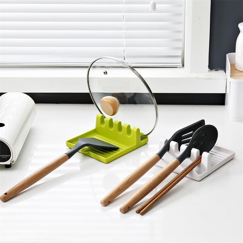 Spatula shelf, kitchen supplies holder, household spoon, chopsticks and pot cover, small and light, multifunctional