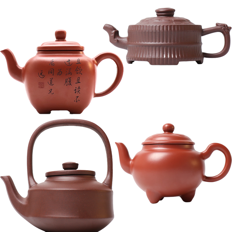 国工美术师许建军原矿紫砂石料手工紫砂壶典藏级四大名壶系列套组