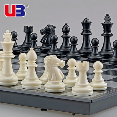 UB友邦国际象棋中大号磁性黑白金银棋子折叠棋盘套装培训比赛用