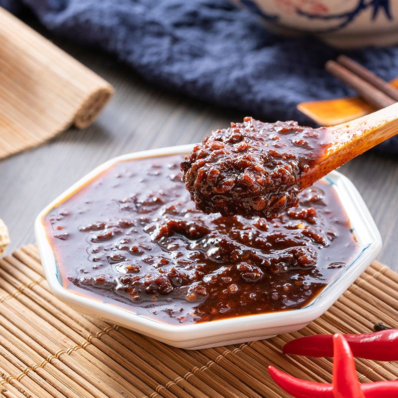 灯大嫂四川香辣酱麻辣下饭菜拌饭拌面酱辣椒调味酱剁椒辣椒酱 2瓶